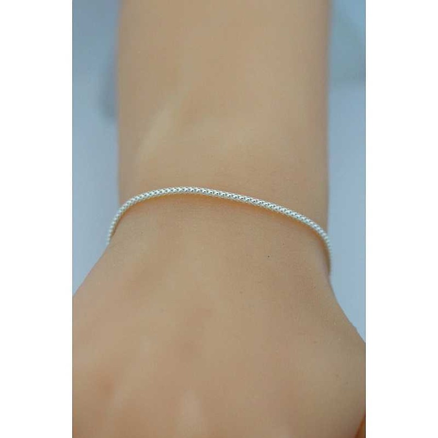 Armband UNO A ERRE | Uno A Erre Brombeerkette Popcornkette Brombeerarmband Popcornarmband Silber 925 2Mm Massiv