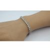 Armband CH.ABRAMOWICZ | Tennisarmband Silber 925 Wei E Und Blaue Topas Edelsteine Poliert