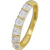 Ringe CH.ABRAMOWICZ | Diamantring Gelbgold 585 14 Karat 7 Diamanten Total 0,12Ct W/Si