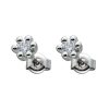 Ohrringe CH.ABRAMOWICZ | Solit R Diamant Ohrstecker Platin 950 2 Brillanten 0,50Ct W/Si