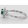 Ringe CH.ABRAMOWICZ | Ring Wei Gold 585 1Smaragd 0,48Ct 13 Brillanten 0,15Ct W/Si