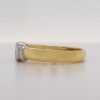 Ringe CH.ABRAMOWICZ | Antiker Solit Rring Gelb/Wei Gold 585 1 Brillant 0,09Ct.Tw/Vvs