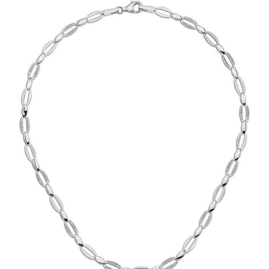 Halskette CH.ABRAMOWICZ | Designer Kette Armband Silber 925 Wei E Zirkonia Brillantlook