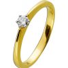 Ringe CH.ABRAMOWICZ | Solit Rring Gelbgold 585 1Brillant 0,15Ct Tw/Vsi Klassisch Modern