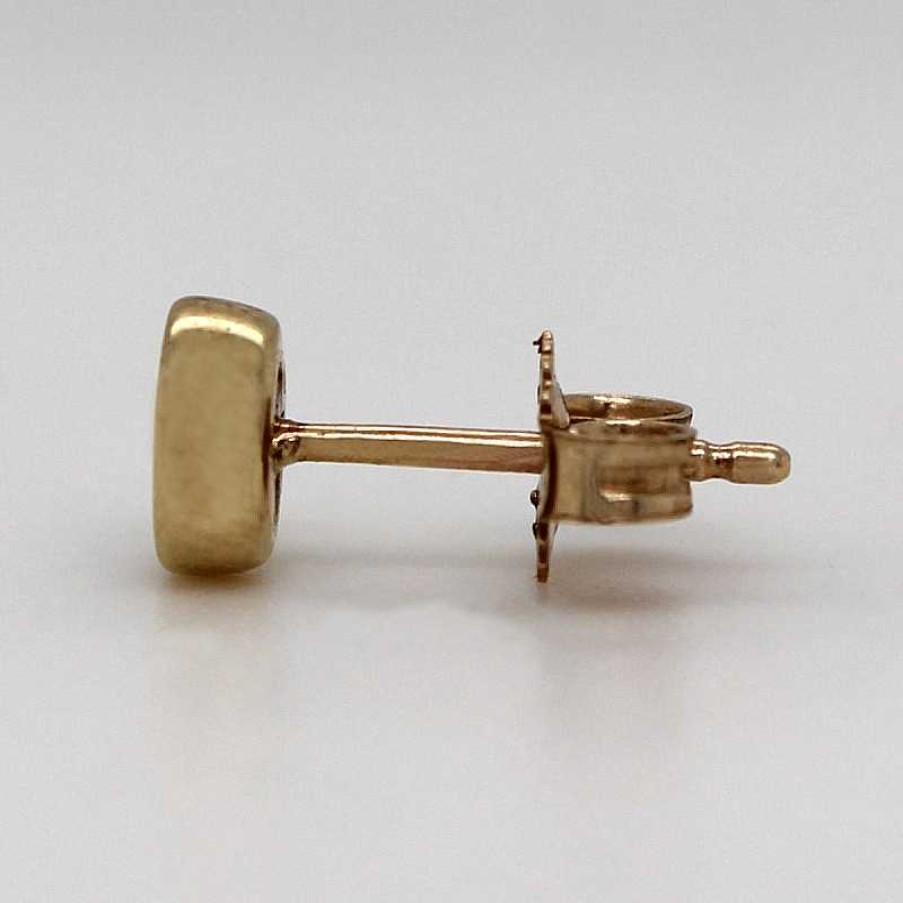 Ohrringe CH.ABRAMOWICZ | Diamant Ohrstecker Gelbgold 375 2 Diamanten 0,10 Ct W/I1