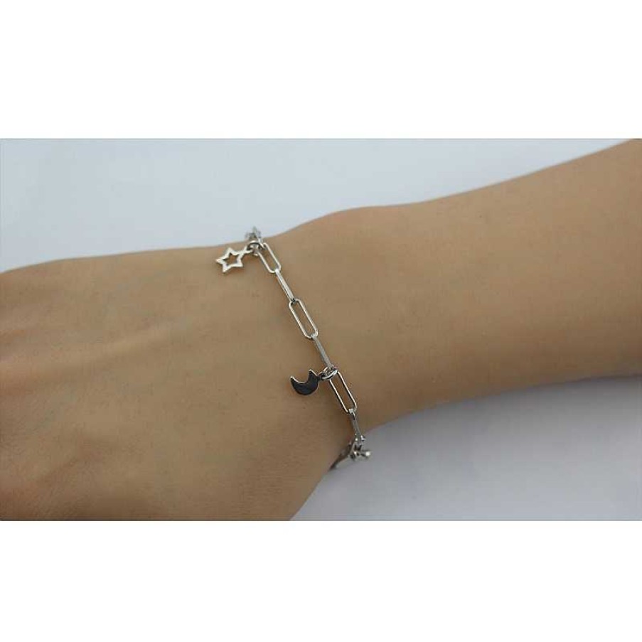 Armband CH.ABRAMOWICZ | Paperclip Armband Sterling Silber925 Rhodiniert 5 Anh Nger