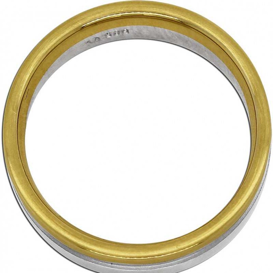 Ringe CH.ABRAMOWICZ | Designer Ring Gelb/Wei Gold 585 Eismattes/Mattiertes Finish