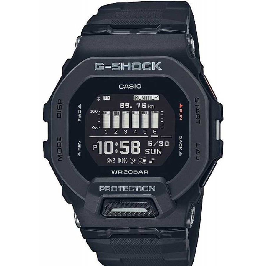 Uhren Casio | Casio Gbd-200-1Er G-Shock G-Squad Digitaluhr Bluetooth Schwarz