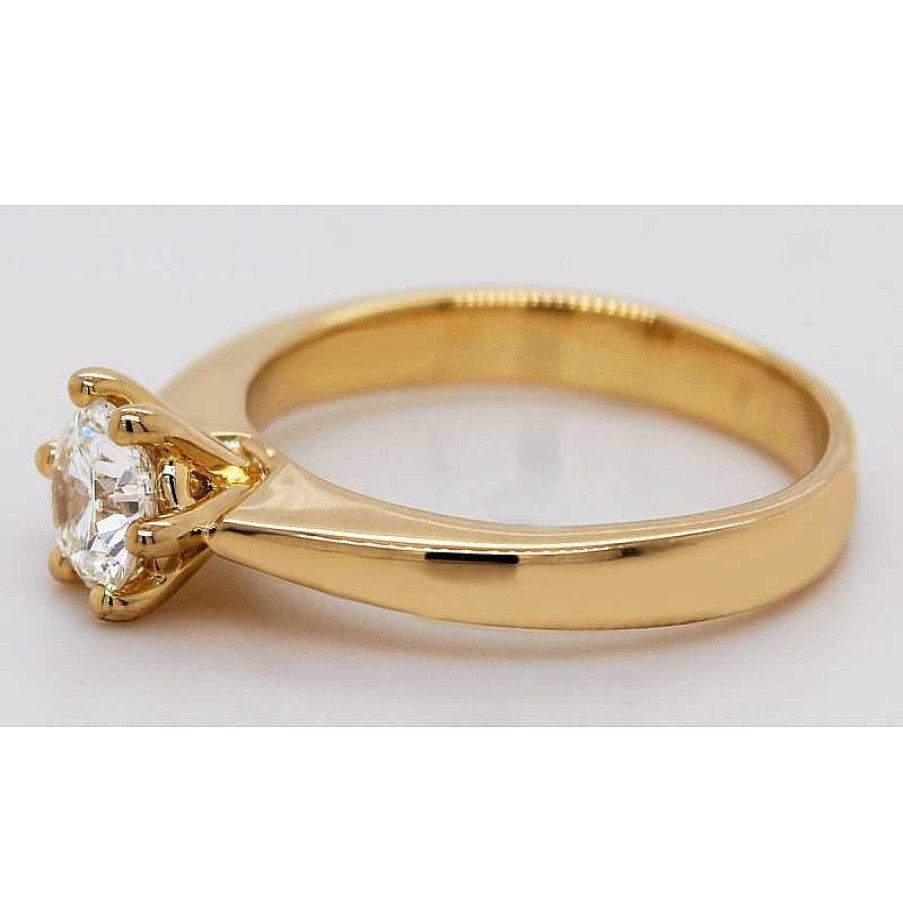 Ringe CH.ABRAMOWICZ | Verlobungsring Diamant 0,80Ct H Si2 Brillant Solit R 585 Gia Zerti