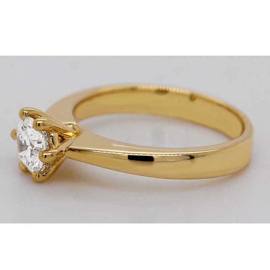 Ringe CH.ABRAMOWICZ | Verlobungsring Diamant 0,75Ct G Si2 Brillant Solit R 585 Gia Zerti