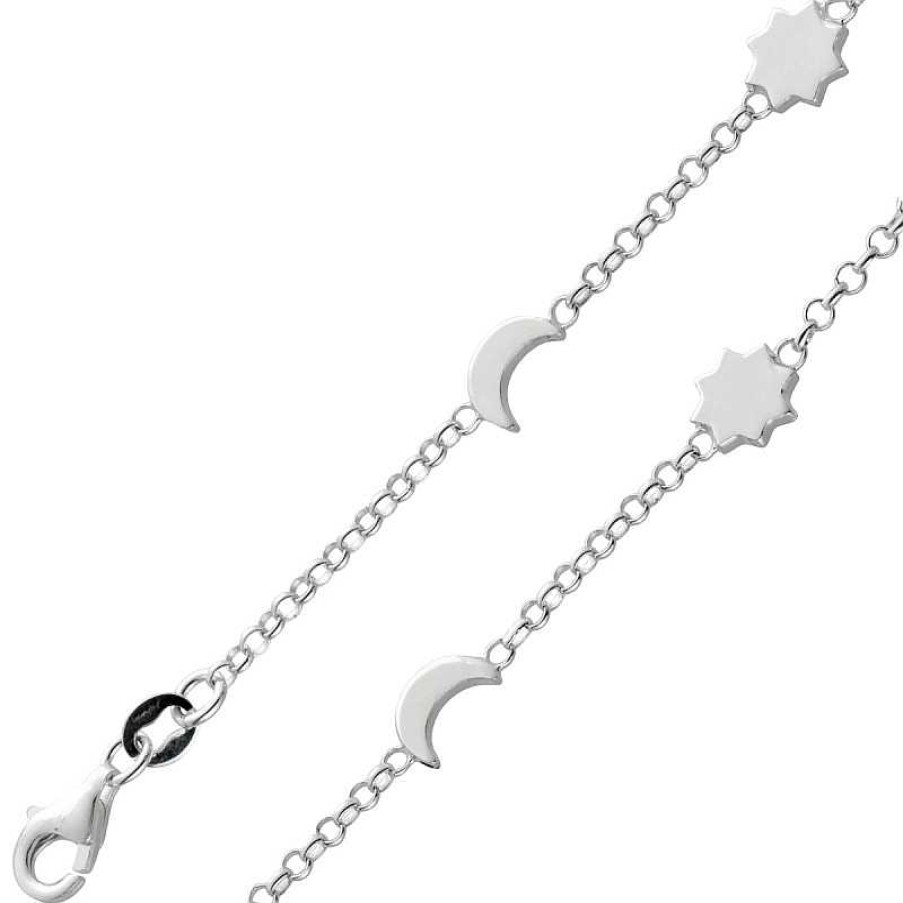 Armband CH.ABRAMOWICZ | Armband Silber 925 Sonne Und Mond Karabiner Silberschmuck