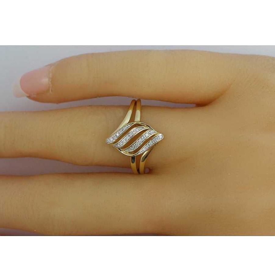 Ringe CH.ABRAMOWICZ | Ring Gelbgold 375 26 Brillanten 0,07Ct W/Si