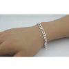 Armband CH.ABRAMOWICZ | Figaro Armband In Silber 925 Diamantiert Breite 6Mm