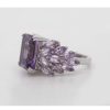 Ringe CH.ABRAMOWICZ | Ring Silber 925 21 Amethyst Edelsteine Poliert Rhodiniert