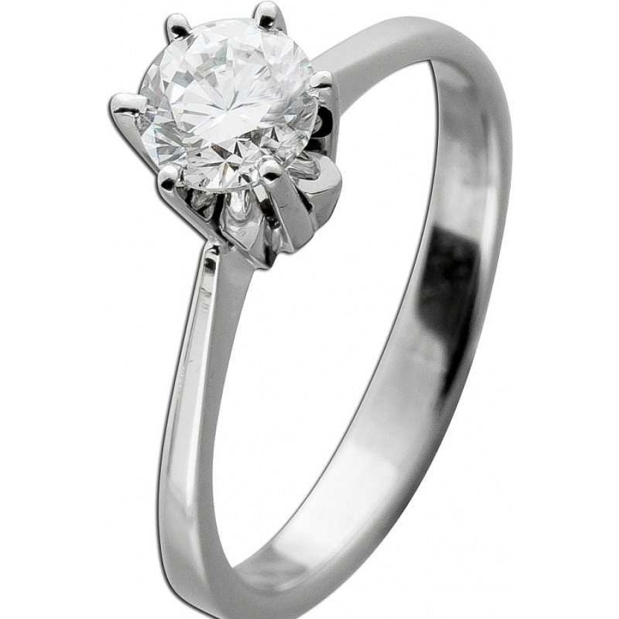 Ringe CH.ABRAMOWICZ | Diamant Solit Rring Wei Gold Brillant 0,70Ct Vsi2