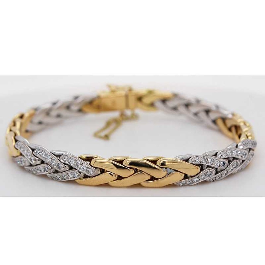 Armband CH.ABRAMOWICZ | Designerarmband Gelb/Wei Gold 750 120 Diamanten 1,80Ct Tw/Vvs-Lp