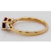 Ringe CH.ABRAMOWICZ | Ring Gelbgold585 1Rubin 0,89Ct 4Brillanten 0,12Ct W/Si Krappenfassung