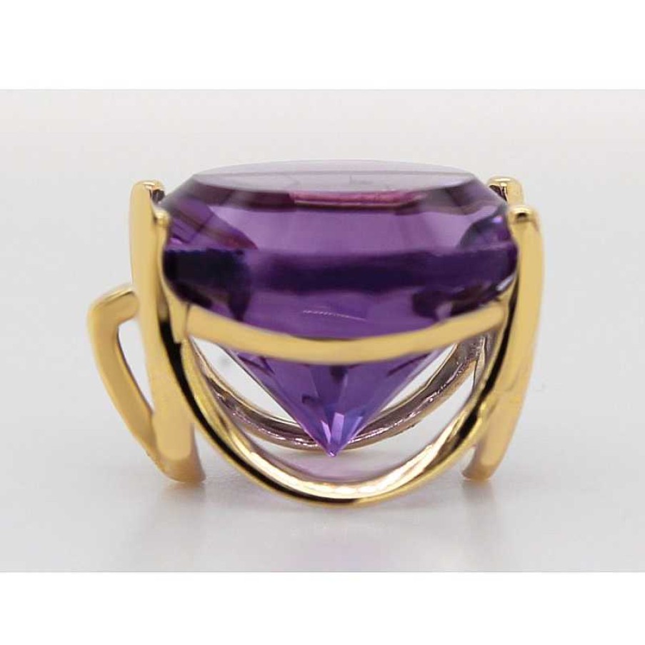 Kettenanh Nger CH.ABRAMOWICZ | Anh Nger Gelbgold 585 Lila Amethyst Solit R 5.85Ct.