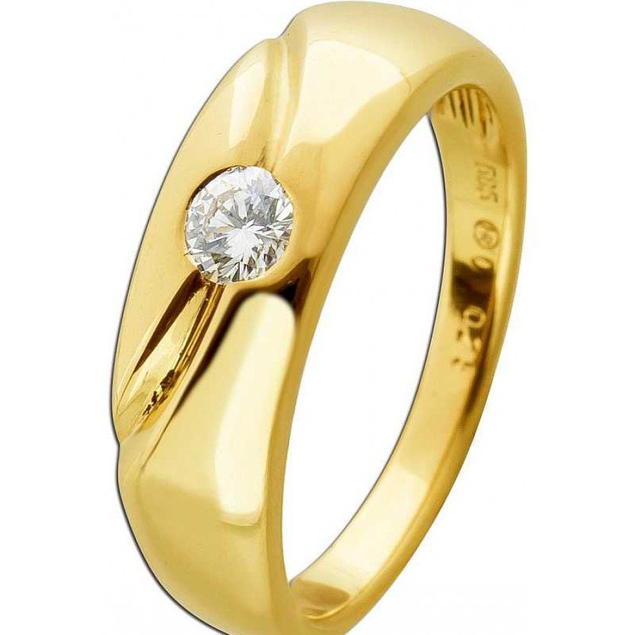 Ringe CH.ABRAMOWICZ | Solit Rring Gelbgold 585 Diamant Solit R 0.25Ct. Tw Lupenrein