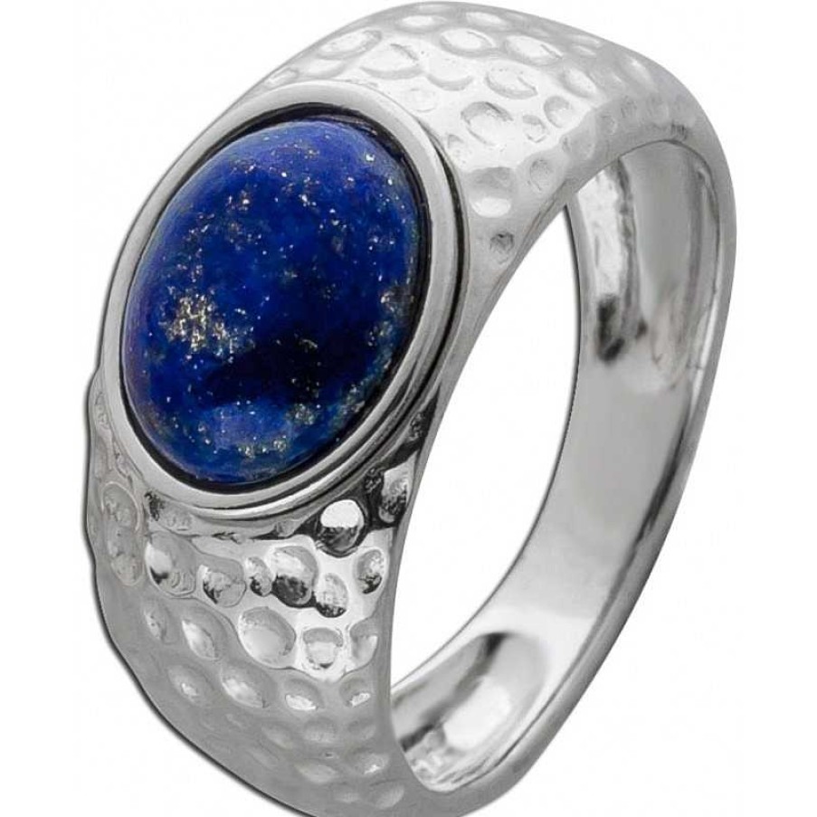 Ringe CH.ABRAMOWICZ | Blauer Edelstein Ring Silber 925 Lapislazuli Geh Mmert Damen