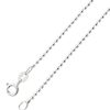 Halskette UNO A ERRE | Uno A Erre Kugelkette Herrenkette Halskette Collier Silberkette Silber Sterling 925 Massiv Poliert 1Mm