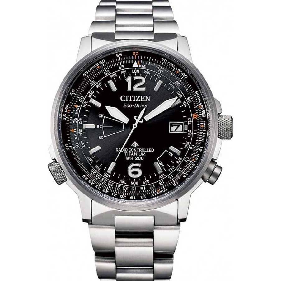 Uhren Citizen | Citizen Uhr Cb0230-81E Eco-Drive Herrenuhr Super Titanium