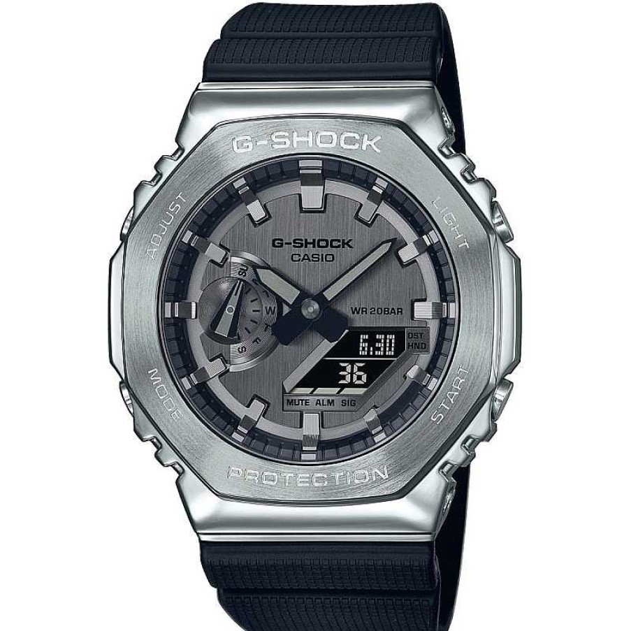 Uhren Casio | Casio Gm-2100-1Aer G-Shock Classic Herrenuhr Schwarz/Anthrazit