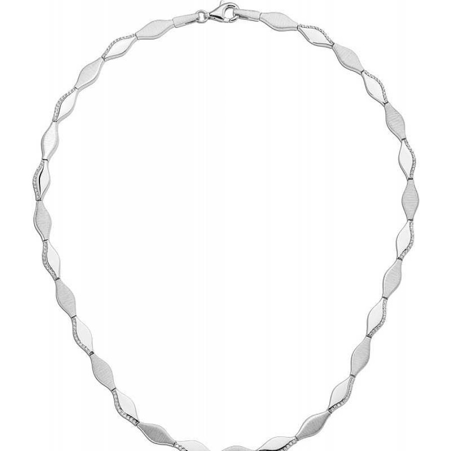 Halskette CH.ABRAMOWICZ | Kette Armband Silber 925 Wei E Zirkonia Brillantlook