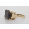 Ringe CH.ABRAMOWICZ | Edelsteinring Gelbgold 333 1 Rauchquarz Edelstein 16X10Mm