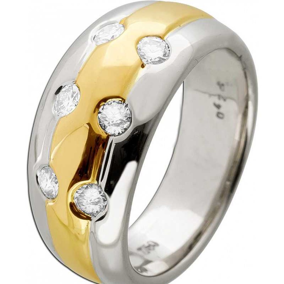 Ringe CH.ABRAMOWICZ | Diamantring Gelbgold 750 Wei Gold Lupenreine Wei E Brillanten 0,42Ct.