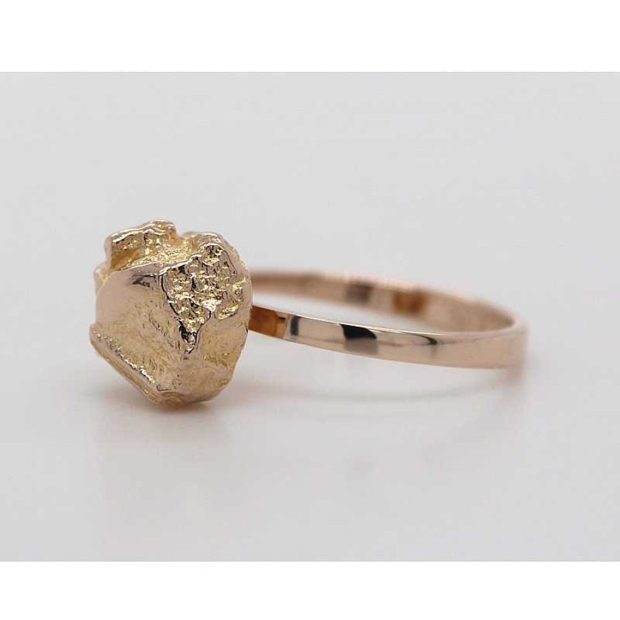 Ringe CH.ABRAMOWICZ | Designerring Goldnugget Ring Gelbgold 585 Original Von Lapponia