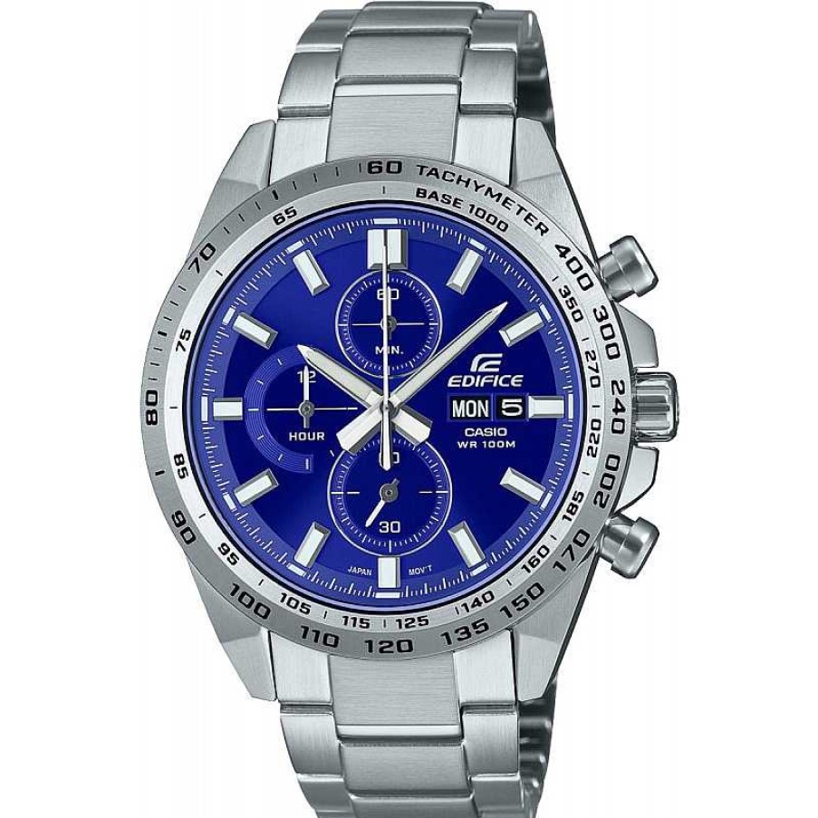 Uhren Casio | Uhr Efr-574D-2Avuef Chronograph Blaues Ziffernblatt