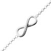 Armband CH.ABRAMOWICZ | Infinity Armband Collier Silber Sterling 925 Unendlichkeitszeichen Infinity Zirkonia