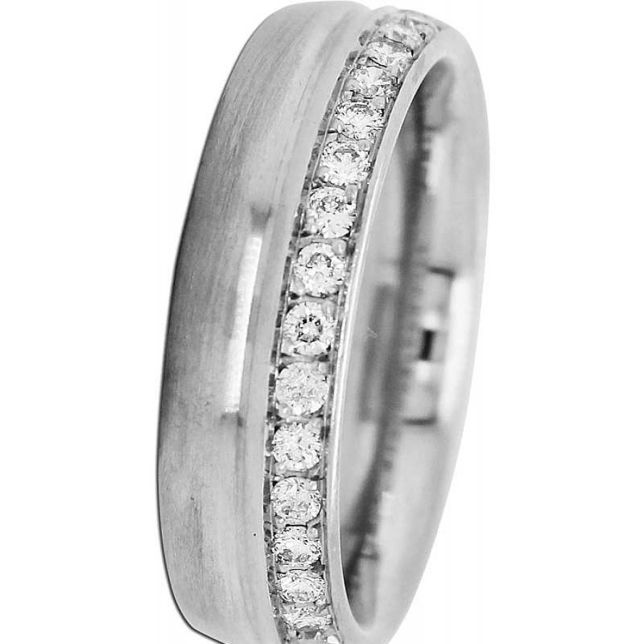 Ringe CH.ABRAMOWICZ | Brillantring Wei Gold 585 15 Diamanten Brillantschliff 0,30Ct. Tw/Vs