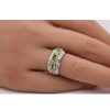 Ringe CH.ABRAMOWICZ | Edelsteinring Silber 925 Gr Ner Peridot Wei E Topase