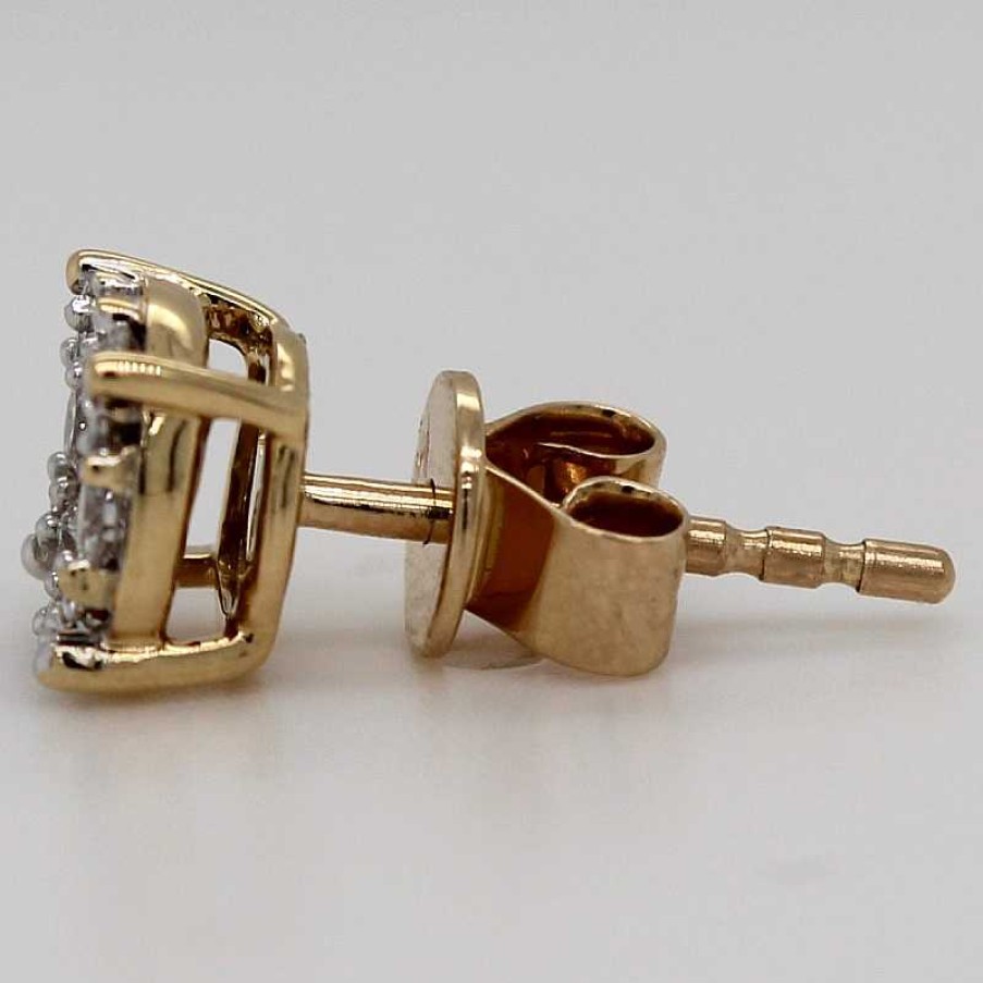 Ohrringe CH.ABRAMOWICZ | Diamant Ohrstecker Gelbgold 750 18 Karat 26 Diamanten 0,53Ct Tw/Vsi