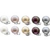 Ohrringe CH.ABRAMOWICZ | Perlenohrringe Damen Ohrstecker Silber Set 10-Teilig Silber 925 S Wasserzuchtperlen Wei Rosa Beige Lila Grau