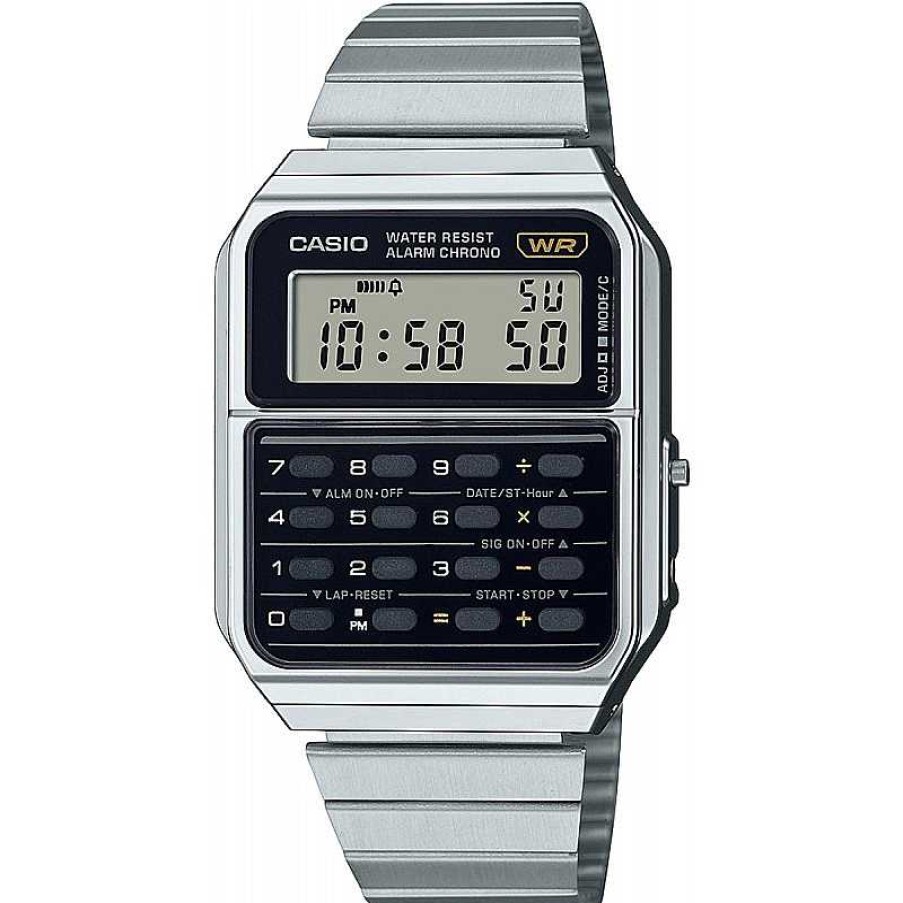 Uhren Casio | Casio Vintage Edgy Ca-500We-1Aef Herrenuhr Rechner Digital