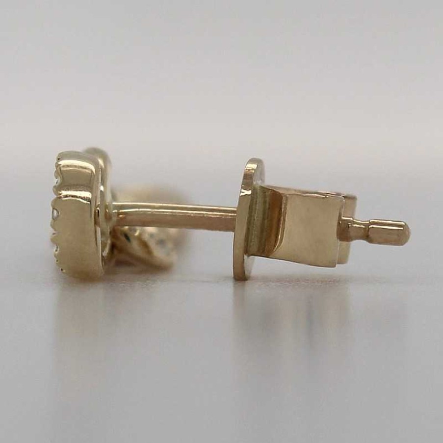 Ohrringe CH.ABRAMOWICZ | Ohrstecker Gelbgold 585 Beweglich Gearbeitet 82Brillanten 0,19Ct.