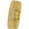 Ringe CH.ABRAMOWICZ | Designer Ring Gelbgold 585 5 Diamanten Total 0,05Ct Tw/Vsi