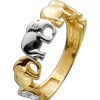 Ringe CH.ABRAMOWICZ | Ring Elefantenmotiv Gelbgold 333 8 Karat Rhodiniert