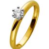 Ringe CH.ABRAMOWICZ | Solit R Ring Gelbgold585 14Karat 1Brillant 0,20Ct W/Si Verlobungsring