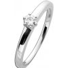 Ringe CH.ABRAMOWICZ | Solit Rring Wei Gold585 14Karat 1Brillant 0,15Ct Tw/If Krappenfassung