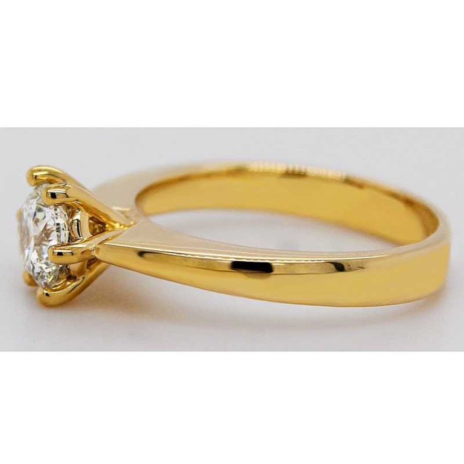 Ringe CH.ABRAMOWICZ | Verlobungsring Diamant 1,01Ct G Si1 Brillant Solit R 585 Gia Zerti