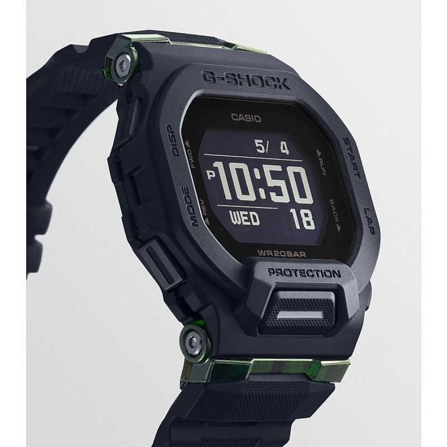 Uhren Casio | Casio Uhr Gbd-200Uu-1Er G-Shock Digital Schwarz Gr N