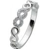 Ringe CH.ABRAMOWICZ | Unendlichkeits Ring Wei En Zirkonia Silber 925 Damen Ringe