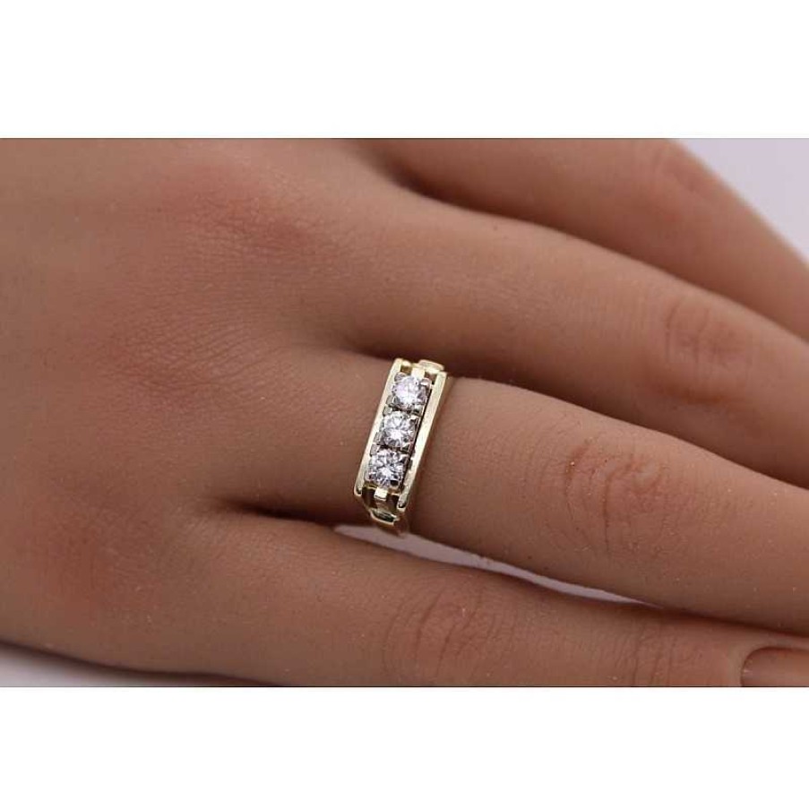 Ringe CH.ABRAMOWICZ | Brillantring Gelbgold Wei Gold 585 Diamanten 0.60Ct.Tw Vvs Antik