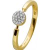 Ringe CH.ABRAMOWICZ | Diamantring Gelbgold 585 14 Karat 19 Brillanten 0,10Ct Tw/Vsi