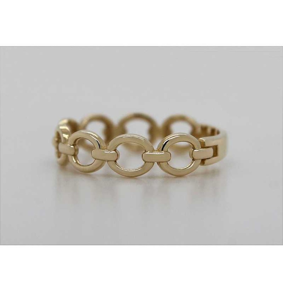 Ringe CH.ABRAMOWICZ | Ring Gelbgold 333 Poliert Kettenring 8K 5 Mm Breit