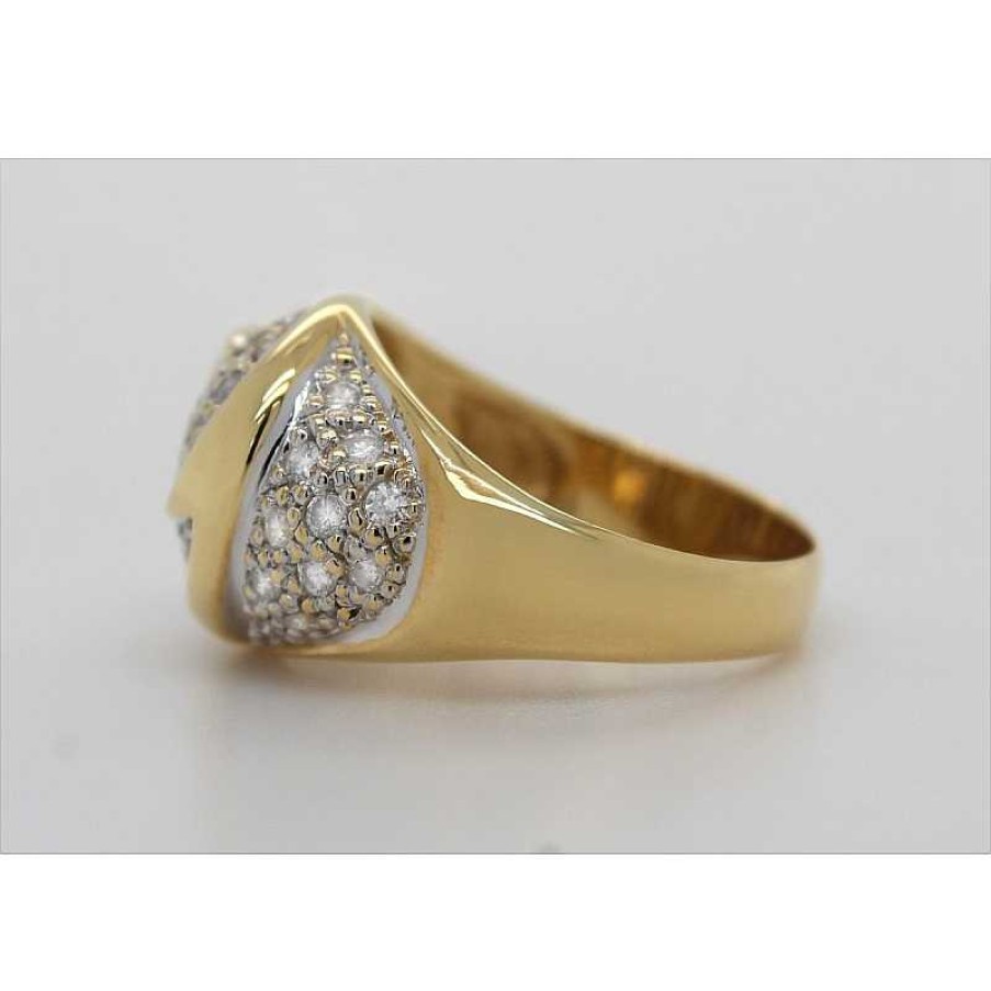 Ringe CH.ABRAMOWICZ | Diamant Ring Gelbgold 750 37 Diamanten Brillantschliff 0,75Ct Tw/Vvs